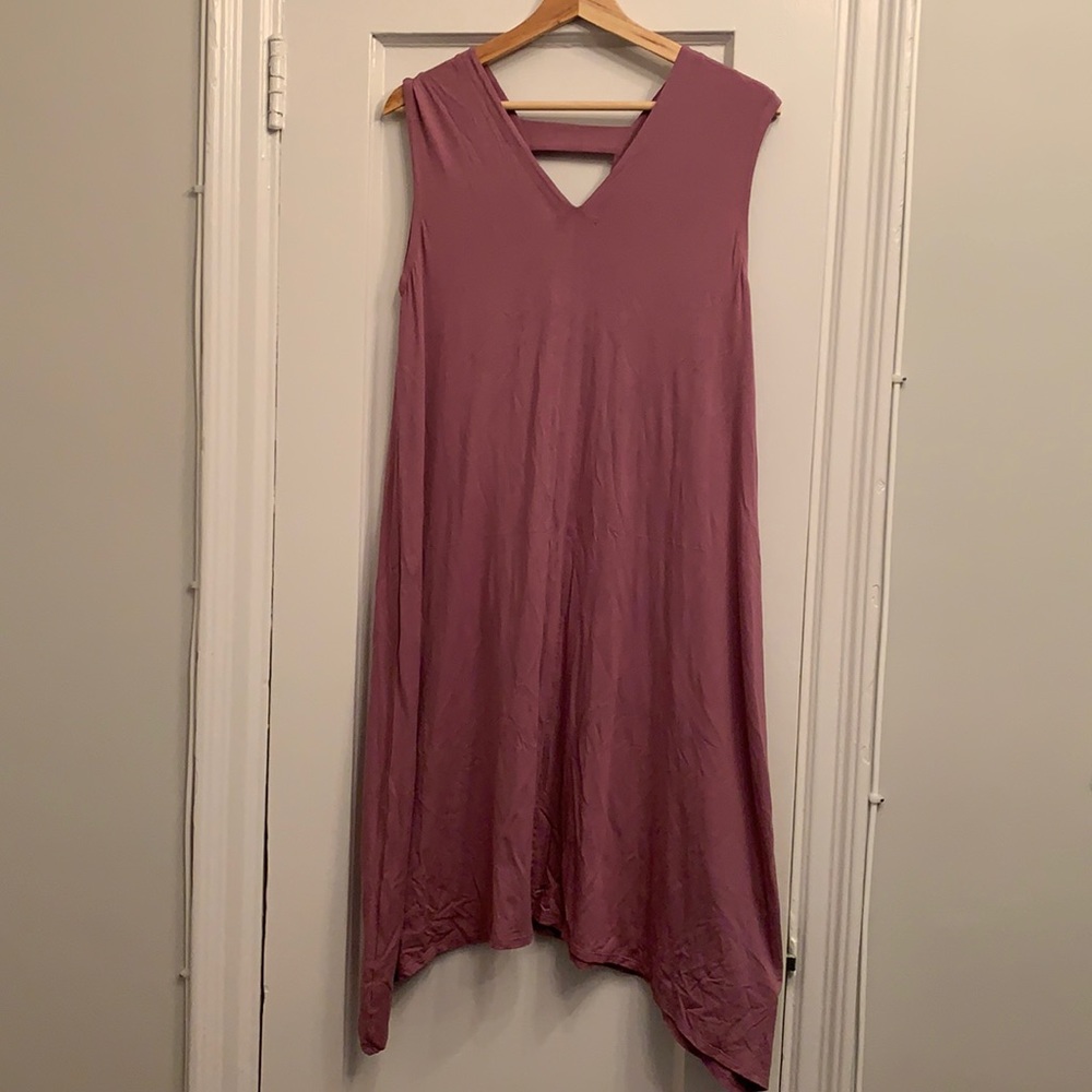 Eileen Fisher Viscose Jersey Sleeveless Dress